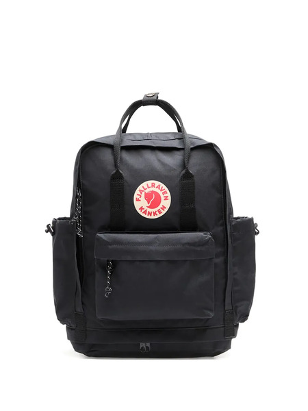  Fjällräven Kånken Outlong Logo-patch Backpack - Black 