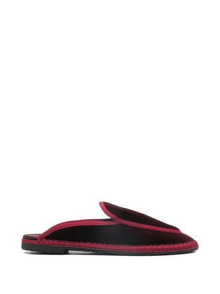  Flabelus Bruna Mules - Red 