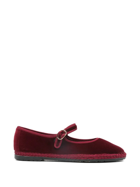  Flabelus Lucrecia One-strap Ballet Flats - Red 