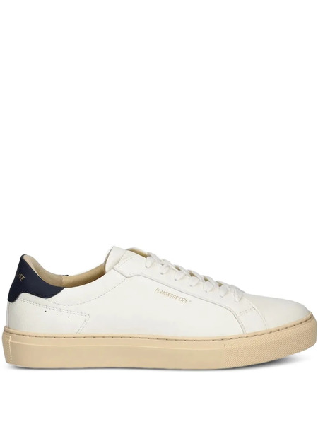  Flamingos Leather Sneakers - White 