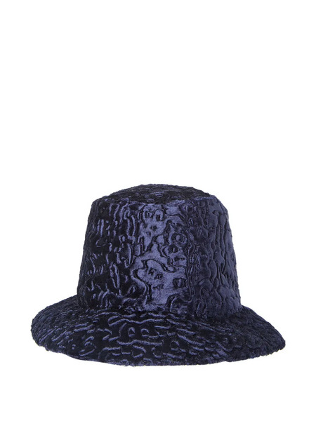  Flapper Logo-charm Bucket Hat - Blue 