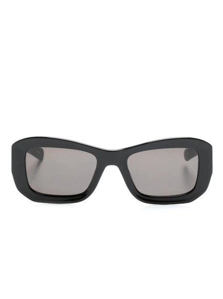  Flatlist Tinted Square-frame Sunglasses - Black 