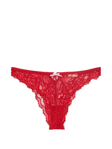  Fleur Du Mal Bianca Bow-detail Briefs - Red 