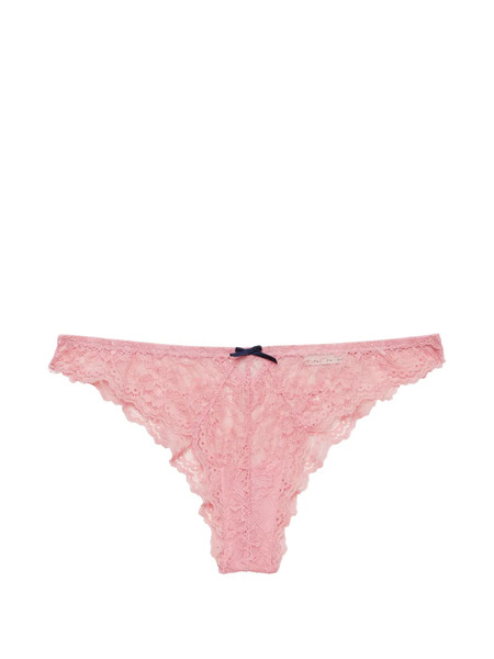  Fleur Du Mal Bianca Lace Briefs - Pink 