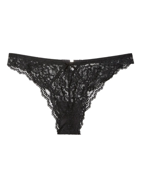  Fleur Du Mal Bianca Thong - Black 