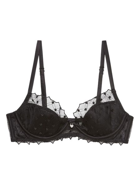  Fleur Du Mal Love Lock Bra - Black 