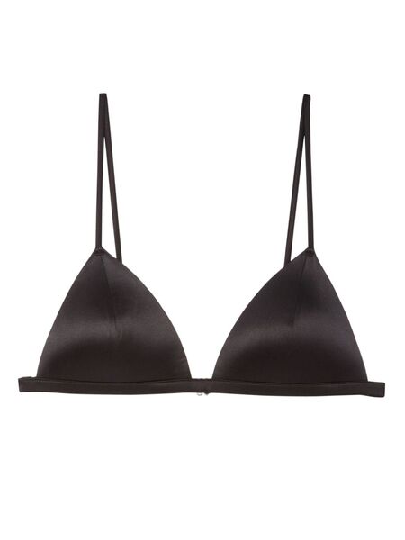  Fleur Du Mal Molded Luxe Triangle Bra - Black 
