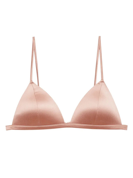  Fleur Du Mal Molded Luxe Triangle Bra - Pink 