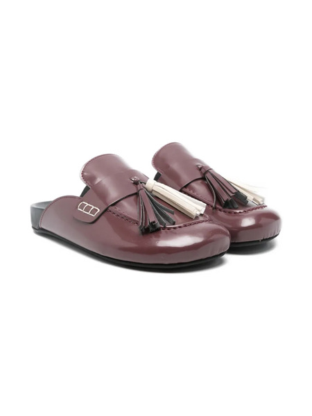  Florens Tasselled Mules - Red 