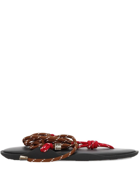  Flòwze Rope Flat Sandals - Brown 
