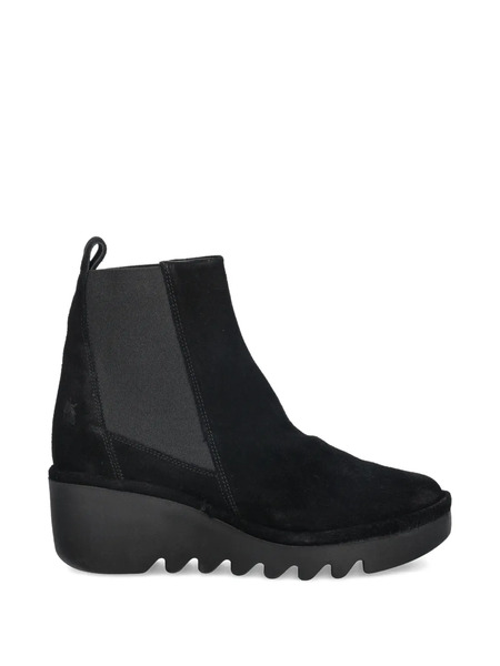  Fly London Elasticated-panel Chelsea Boots - Black 