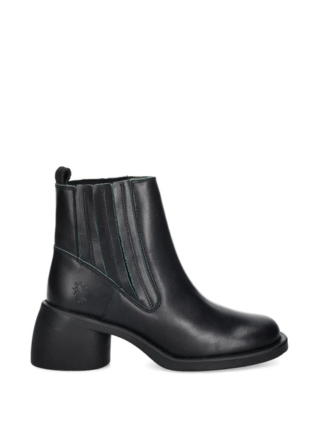  Fly London Pull-on Block-heel Boots - Black 