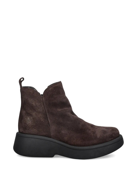  Fly London Suede Ankle Boots - Brown 