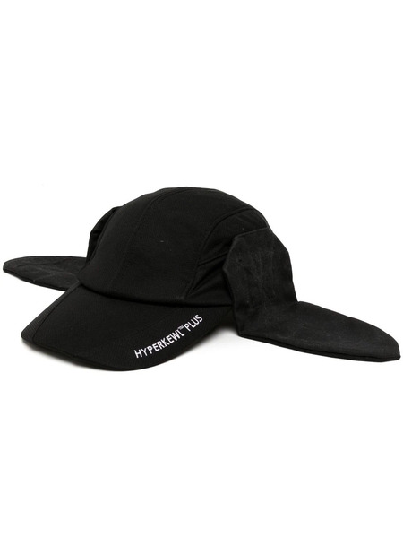 Foo And Foo Ear-flap Cotton Cap - Black 