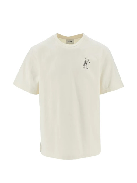  Foret Crew Neck T-shirt - Neutrals 