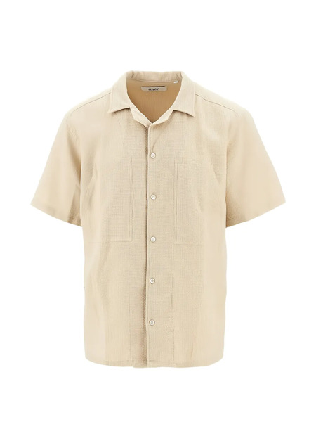  Foret Lagoon Giro Chest-pocket Shirt - Neutrals 
