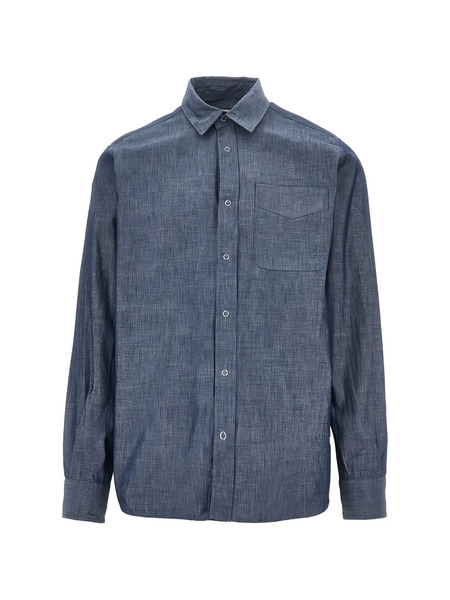  Foret Maple Chambray Pocket Shirt - Blue 