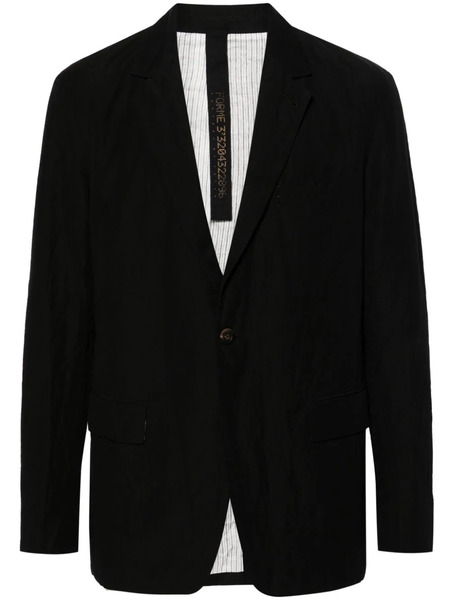  Forme D'expression 1b Lounge Single-breasted Blazer - Black 