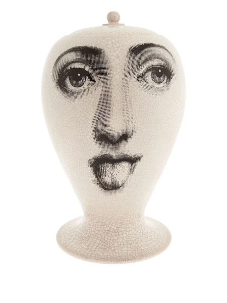  Fornasetti Bitossi Ceramiche Jar - White 
