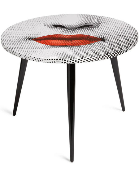  Fornasetti Bocca Wood Coffee Table - Black 