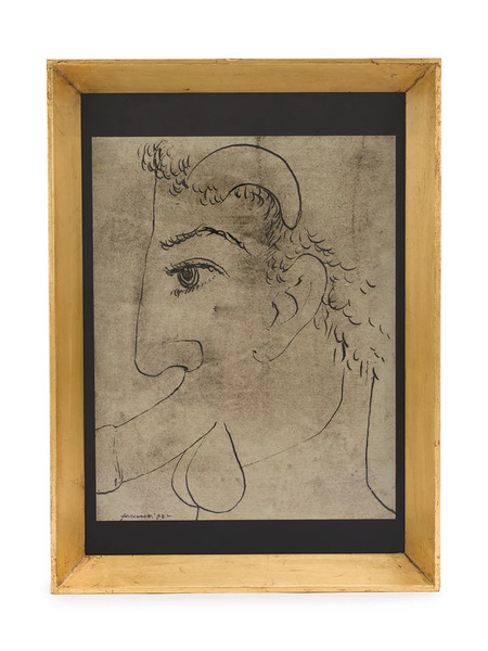  Fornasetti Erotic Painting - Gold 