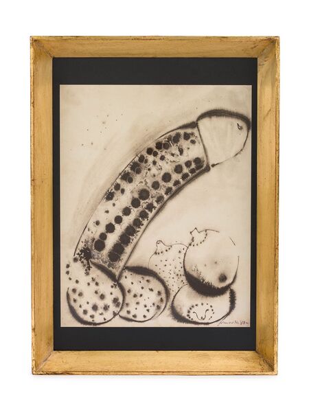  Fornasetti Erotic Painting - Gold 