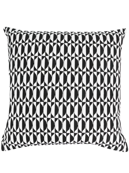  Fornasetti Geometric Outdoor Cushion - Black 