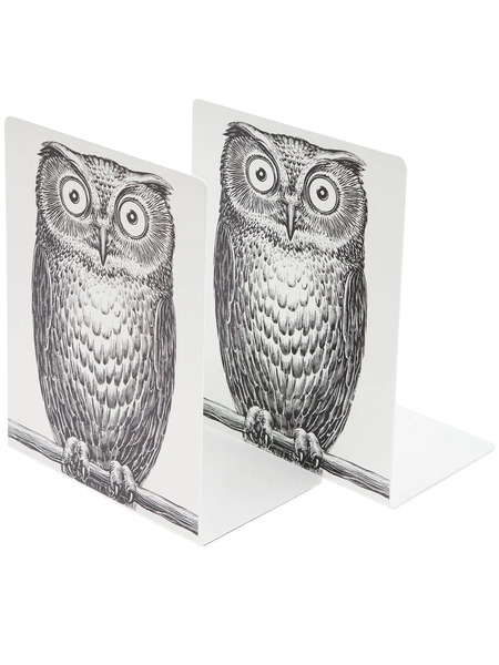  Fornasetti Owl Bookends - Black 