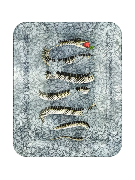  Fornasetti Peccato Originale Tray - Grey 