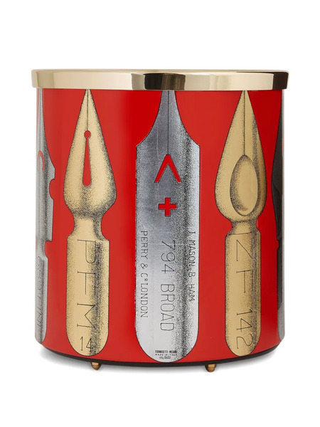  Fornasetti Pennini Paper Basket - Red 