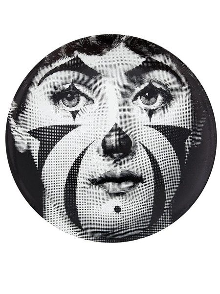  Fornasetti Plate - Black 
