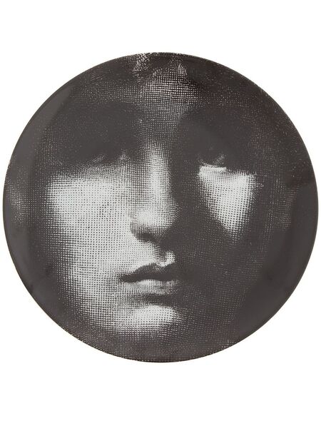  Fornasetti Plate - Black 