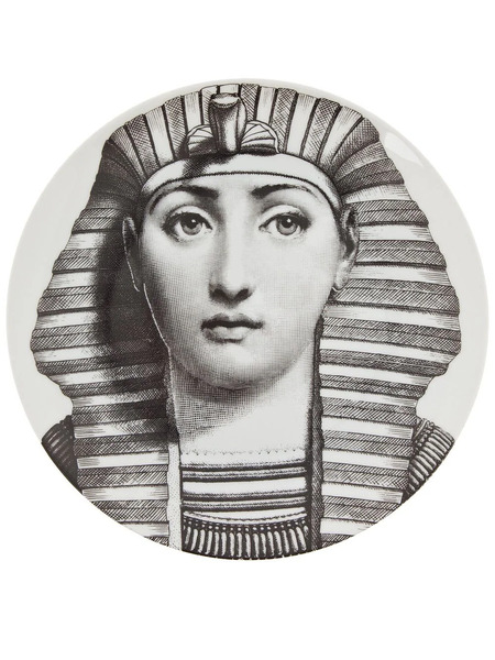  Fornasetti Plate - Grey 