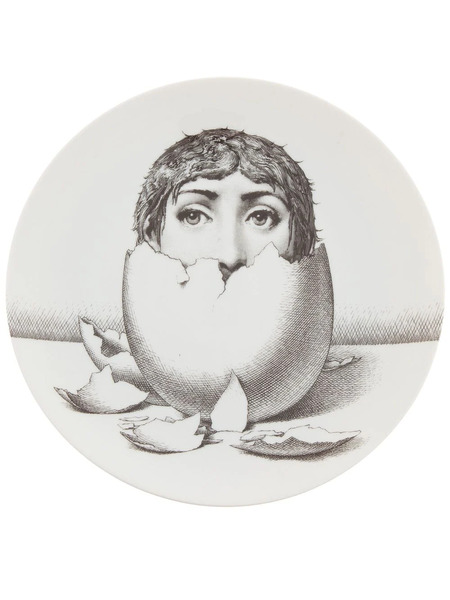  Fornasetti Plate - White 