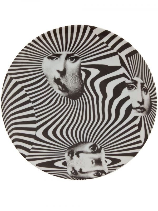  Fornasetti Plate - White 