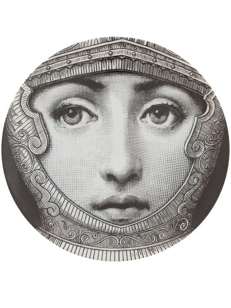  Fornasetti Plate - White 
