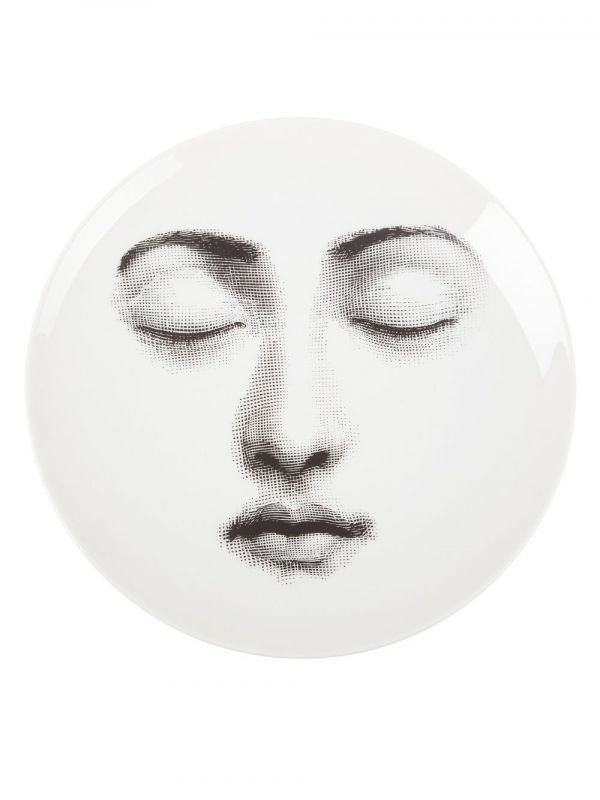  Fornasetti Plate - White 