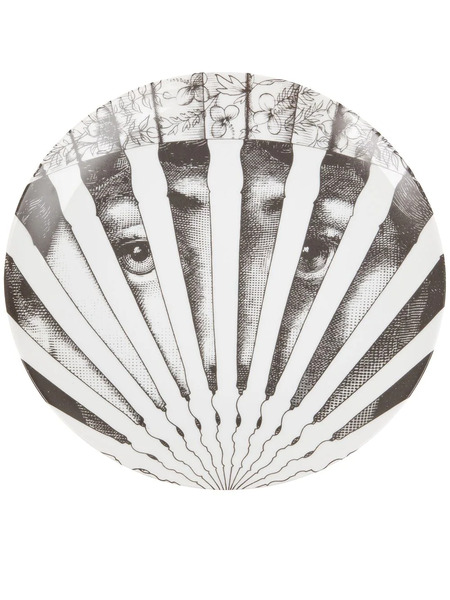  Fornasetti Plate - White 
