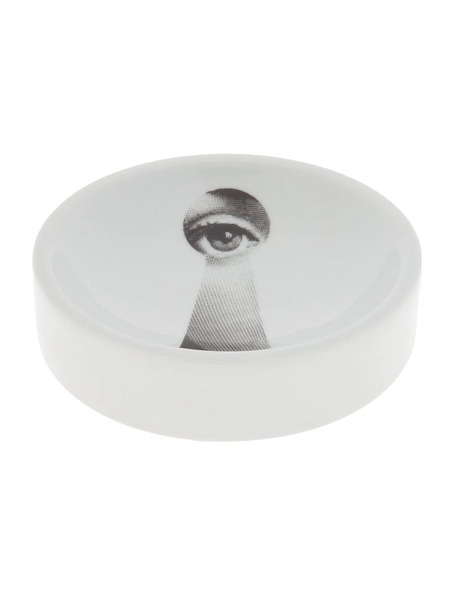  Fornasetti Printed Ashtray - White 