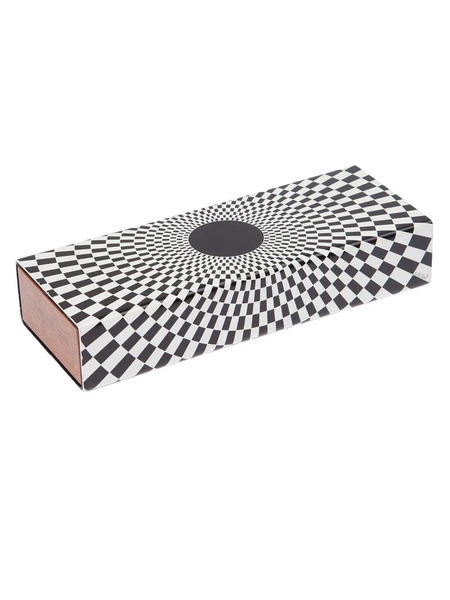  Fornasetti Printed Storage Box - Black 