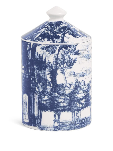  Fornasetti Se Poi Giardino Settecentesco giardino Segreto Candle (310g) - Blue 
