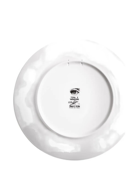  Fornasetti Tema E Variazioni N. 228 Wall Plate - Black 
