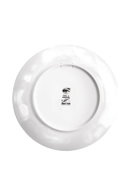  Fornasetti Tema E Variazioni N. 22 Wall Plate - Black 