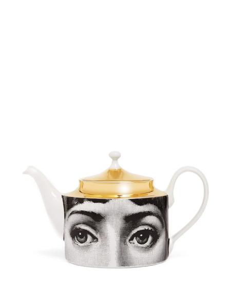  Fornasetti Tema E Variazioni Tea Pot (28cm X 12cm) - White 