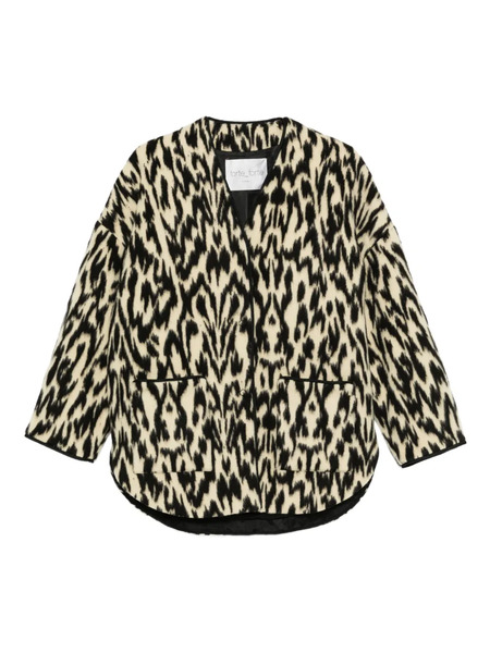  Forte Forte Animal-print Coat - Neutrals 