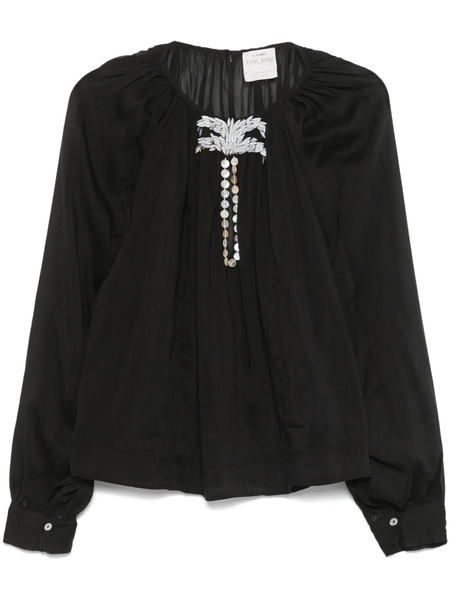  Forte Forte Bead-embellished Blouse - Black 