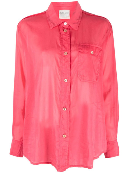  Forte Forte Button-down Long-sleeve Shirt - Pink 