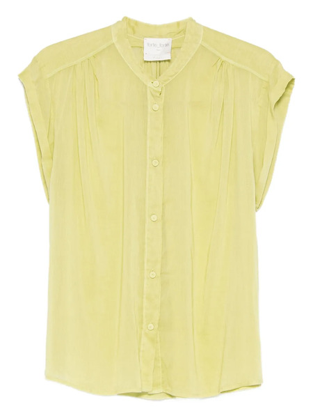  Forte Forte Buttoned Short-sleeve Shirt - Yellow 