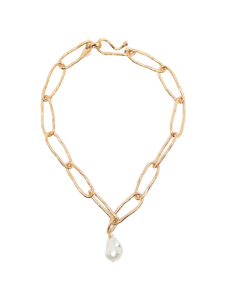  Forte Forte Chain Pearl Necklace - Gold 