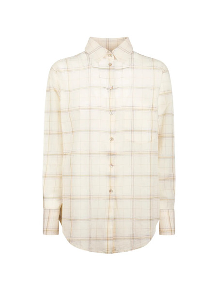  Forte Forte Checked Shirt - Neutrals 